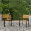 Chaise en bois et métal Laris