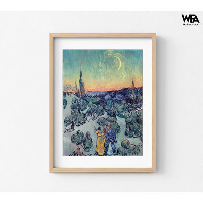 The Stroll By Vincent Van Gogh, Hiking Art Print,Van Gogh Nature Art,Van Gogh Tree,Stroll Wall Art, Nature Lover Gift,Van Gogh Scenery Print