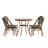Rylan Indoor/Outdoor Commercial Bistro Set with Table and Chairs-84477891-127590973