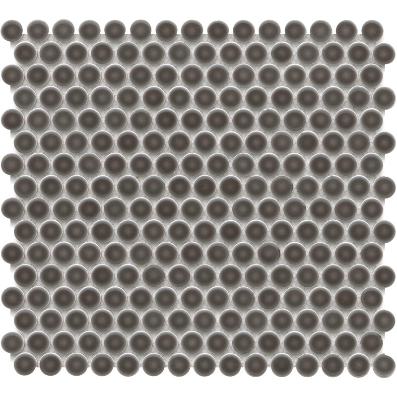 Savvy™ 11 In. X 12 In. Glossy Porcelain Floor And Wall Tile (14.61 Sq. Ft./Case), Pewter