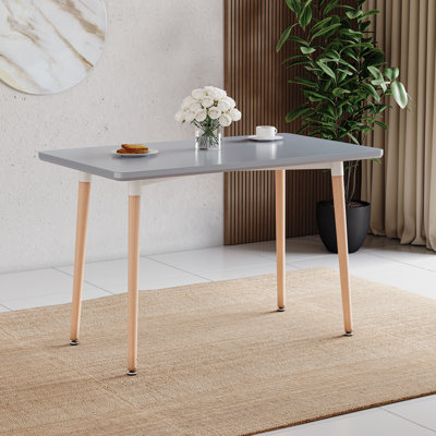Braydon Beech Solid Wood Base Dining Table