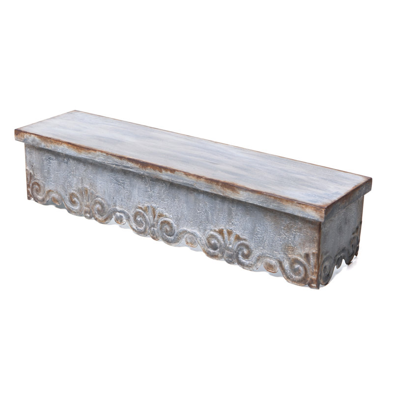 Vanderhoff 2 Piece Metal Floating Shelf