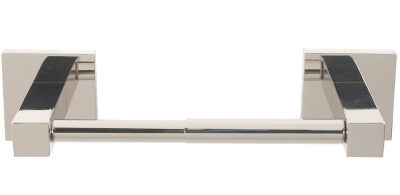 Porte-papier hygiénique mural Contemporary II, Nickel poli