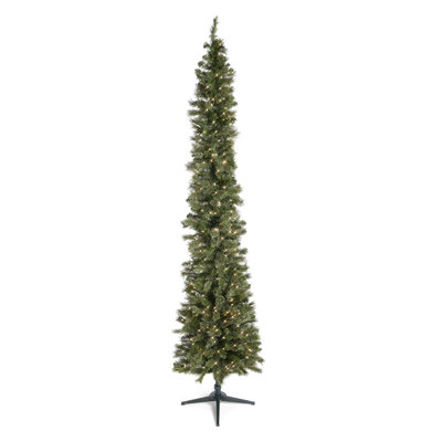 Arbre de Noël épinette pré-éclairé 9 pi Stanley