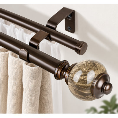 Double Curtain Rods