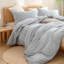 Ensemble de housse de couette 100% coton délavé Bestouch Bestouch-115115466-114986045