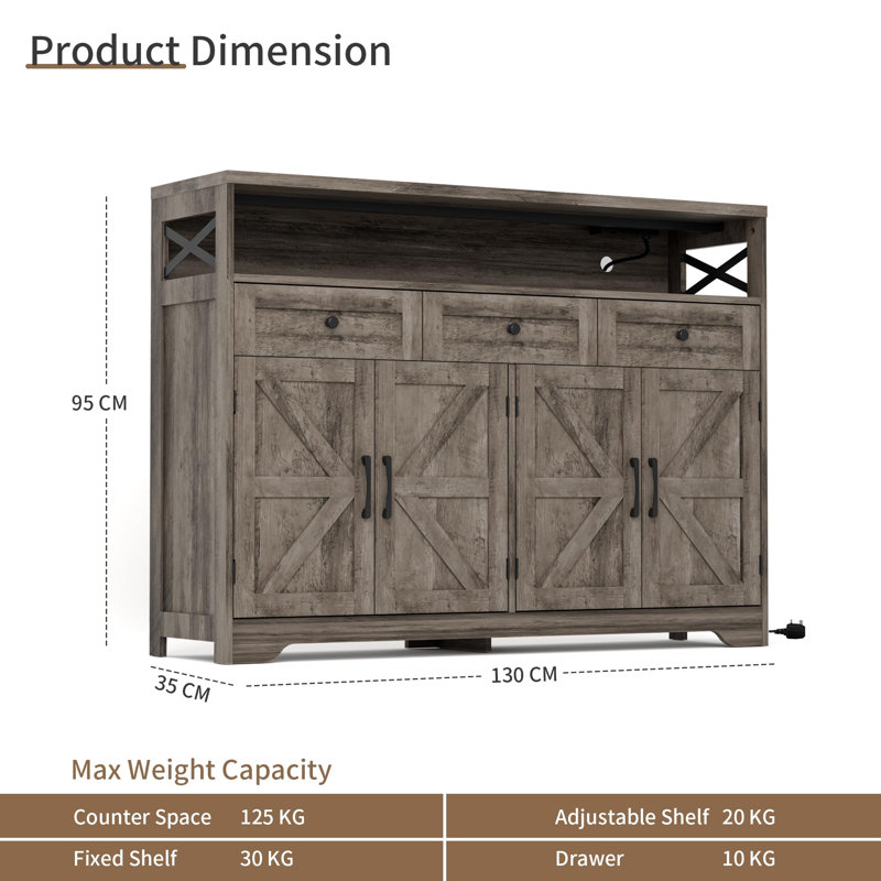 130cm Sideboard