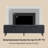 Jodie 68.9" Mid-Century Modern 2-Drawer TV Stand for TVs up to 75" in Charcoal Gray-33263572