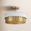 Dulcia 3-Light Semi Flush Mount