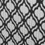 Pare-étincelles en fer simple, esthétique moderne à motif de cercles superposés, noir, profondeur de 39,23 po, largeur de 11,46 po, hauteur de 35,82 po, protège-braises de la flamme
