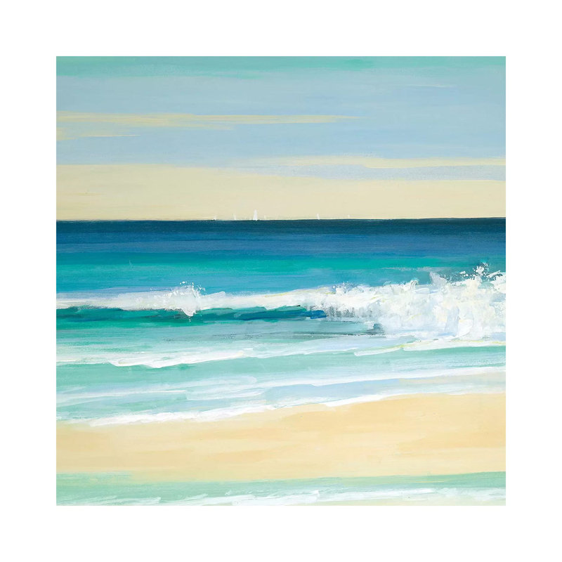 Sunny Seaside IV 1 Piece Wall Art on Canvas, 66.04cm H x 66.04cm W