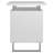 White High Gloss 2-Drawer Computer Desk