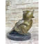 Sculpture d'oiseau chouette abdiladif Barye