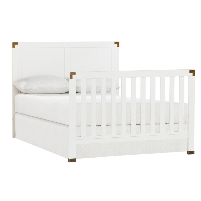 Lit de bébé convertible 5-en-1 Hubble, Blanc