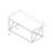 Jaylannie Coffee Table, Accent, Cocktail, Rectangular, Living Room, 44"L, Metal,  Chrome-1083817714