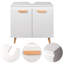 Romano 60cm Single Bathroom Vanity Base Only-1799896204