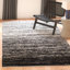 Tapis argenté / noir Atziri Costa Mesa-31312026