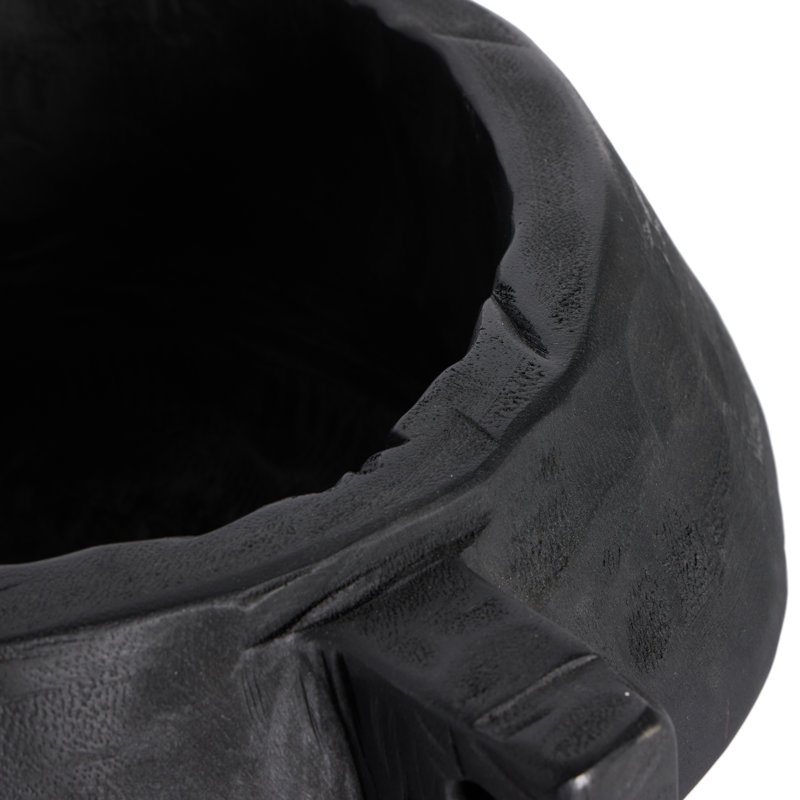 Shaw Wood Decorative Bowl, Black