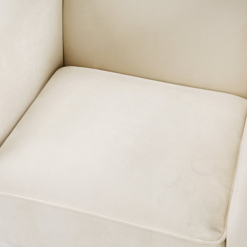 Fauteuil moderne rembourré, Beige