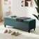 Ashtin Upholstered Flip Top Storage Bench with tray