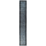 Overdyed One-of-a-Kind 2' 6" X 16' 4" Hand Knotted Area Rug