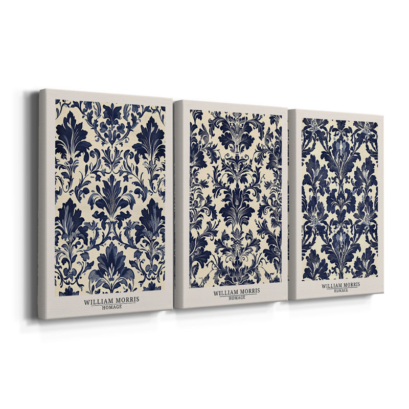 Série sur toile tendue sur mesure - 3 pièces, H 12 po x l 24 po