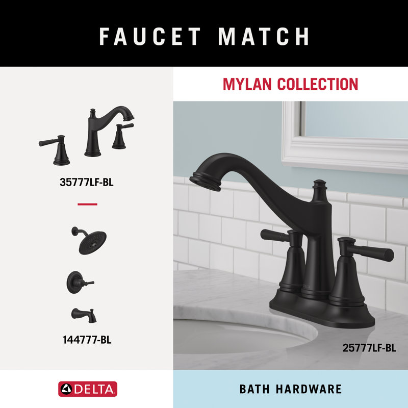 Mylan 18 in. Wall Mount Towel Bar with 6 in. Extender Bath Hardware Accessory in Matte Black