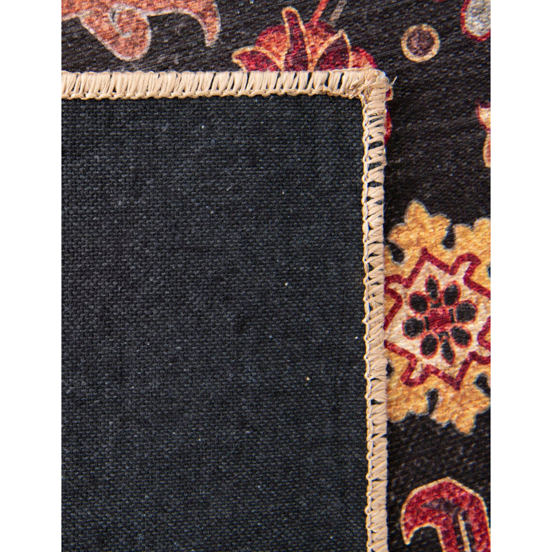 Bungalow Rose Esther Timeless Rug, Tapis de couloir 2 pi x 6 pi 1 po