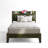 Dark Green Upholstered Platform Bed With Storage Headboard & Charging Station-2142413960-2122838892