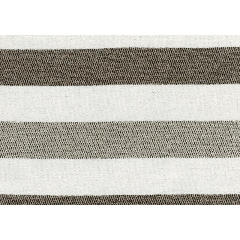 Pouf en tissu Modern, Multicolore / rayé