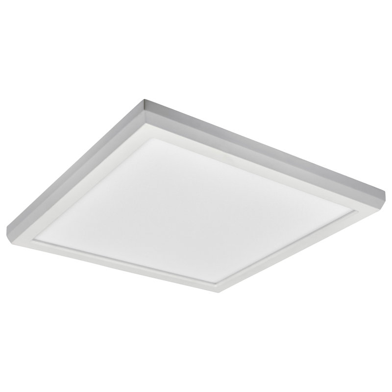 Blink Dimmable Square Flush Mount, White