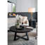 Porte-bougie noir et transparent