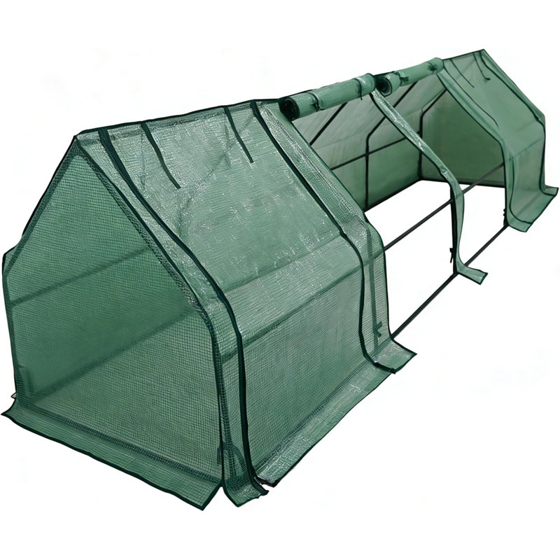 Apex Cloche Plant Protector with Vent Windows Cold Weather Growing Frame x1, x2