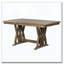 Ensemble de table de salle à manger extensible Mid-Century en bois massif avec chaises