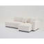 Canapé d'angle capitonné en forme de L avec coussins décoratifs Scandinavian-132210628