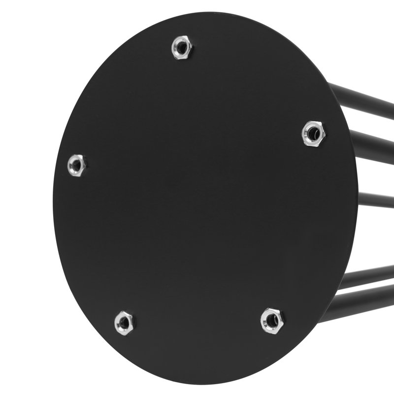 5-Arm Candle Holder Set Of 4, Black