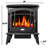 Wolfeboro 20'' W Black Electric Fireplace with 5100 BTU