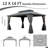 14 Ft. W x 12 Ft. D Galvanized Steel Patio Gazebo with Double Roof-108487158