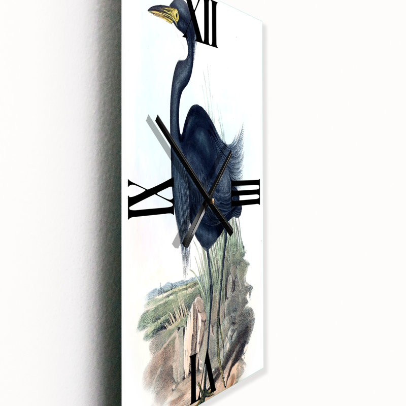 Horloge murale rétro, oiseaux australiens III, Petit