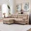 Canapé modulaire avec assise profonde et repose-pieds-865439480