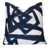Blanc / bleu marine abstrait