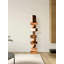 Sculpture moderne en bois de bouleau abstrait et minimaliste