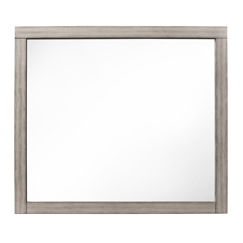 Miroir d'appoint Barlow, Gris clair