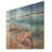 Aerial Beach View Symphony I - Coastal Beach Wood Wall Art On Natural Pine Wood-1910282842