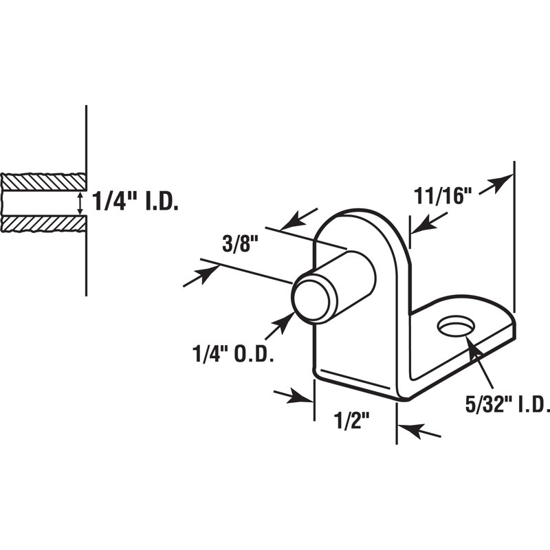 Prime-Line Shelf Support Peg