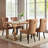 Almerinda Tufted Flax Upholstered Back Dining Chair-533324189-533324190