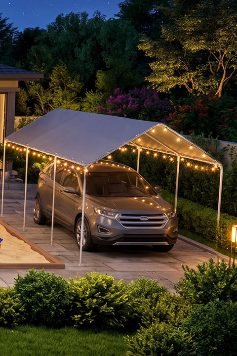 Garage imperméable et résistant aux UV