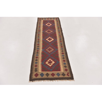 Lorain One-of-a-Kind 2' X 6'6" New Age Runner Wool Area Rug in
