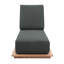 Hermosa Outdoor Teak Chaise Lounge-311407021
