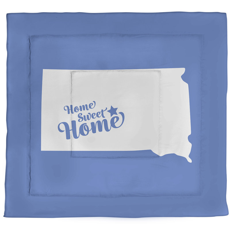 Pierre Modern & Contemporary Polyester Percale Comforter, King Comforter, Blue